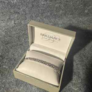 Brilliance .925 sterling silver bracelet 11.6 grams