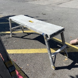 Gorilla Ladder glwp-47 4 ft. x 12 in. x 20 in. Aluminum Slim-Fold Work Platform,
