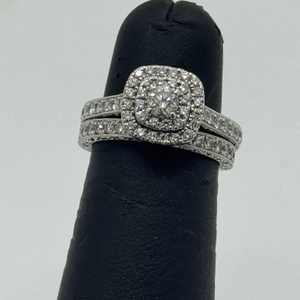 Neil Lane Bridal 1-5/8 cttw 7.3g 14k white gold bridal set