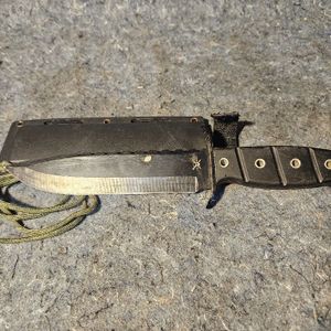 Tac Xtreme #TX1453BLK 12" Overall Black Stainless Steel Blade Knife