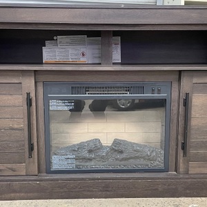 Ashton 54in Mountain Ash Electric Fireplace Entertainment Center