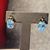  14Kt YG Blue Topaz & Natural Blue Sapphire Earrings 