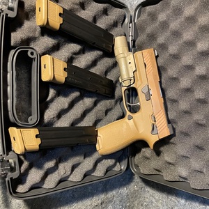 Sig Sauer M18 Coyote OR Compact Handgun 17(1) & 21(3)rd Magazines 3.9" Barrel 