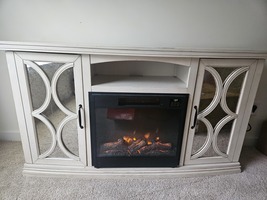Great World Farm Style White Fire Place