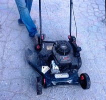 Hyper Tough 20-inch 125cc Gas Push Walk Behind Mower with Briggs & Stratton