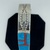  Thomas Francisco Sterling Silver Navajo Cuff Bracelet with Turquoise and Coral