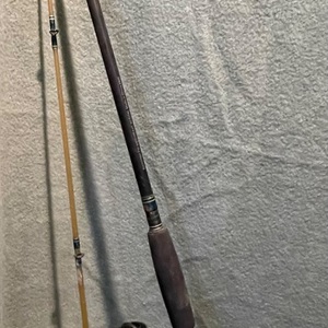 Zebco Boss Hawg Fiberglass Fishing Rod W/ Pflueger President Reel, 7ft. 2-piece