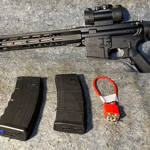 Anderson Manufacturing AM15 Semi Auto Rifle W/ Red Dot Scope 18" Barrel Black