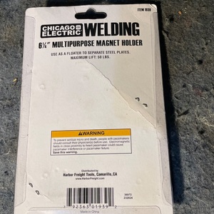 CHICAGO ELECTRIC 6-1/4 in. Multipurpose Magnet Holder