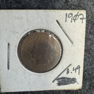 US 1907 Indian Head Penny