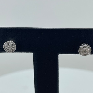 14kt White Gold .50 cttw Diamond Stud Earrings